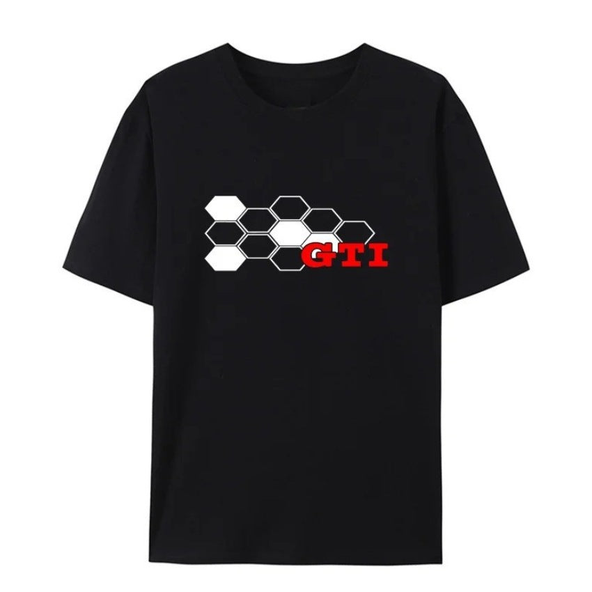 T-shirt motif calandre nid d'abeille Volkswagen Golf GTI