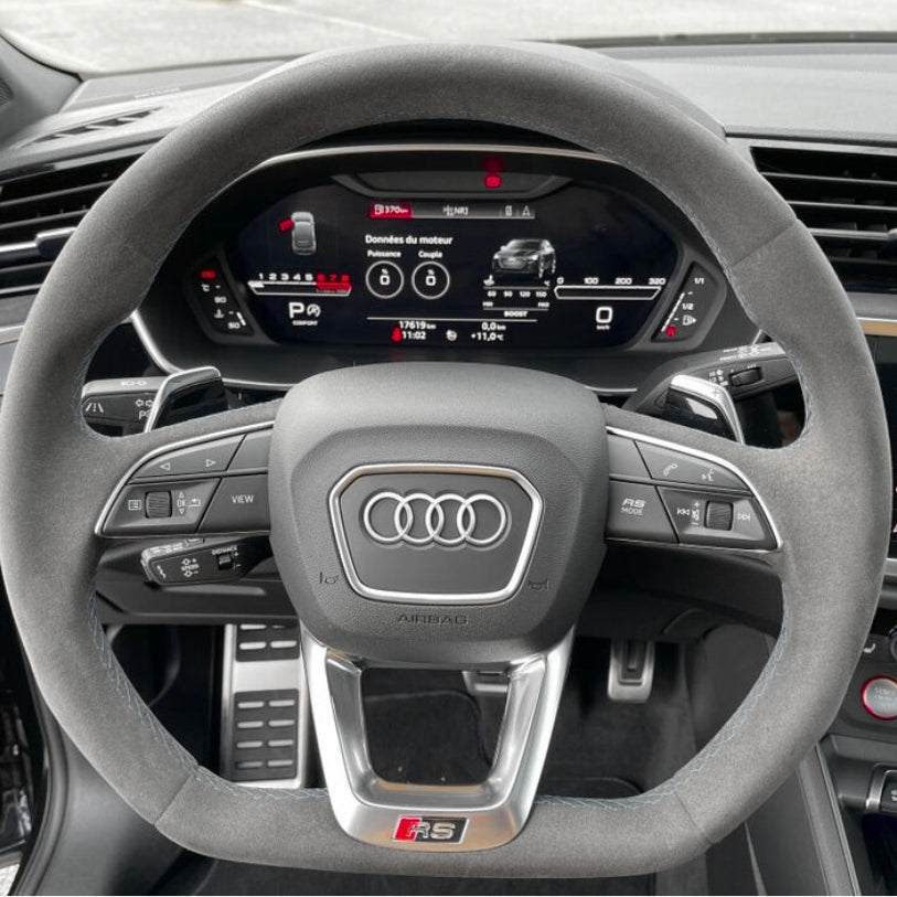 Couvre-volant méplat sport Audi A4 A5 B9.5 Facelift S-line
