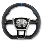 Volant Audi RS6 RS7 C8 finition carbone et cuir Alcantara