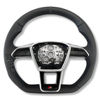 Volant Audi RS6 RS7 C8 finition carbone et cuir Alcantara