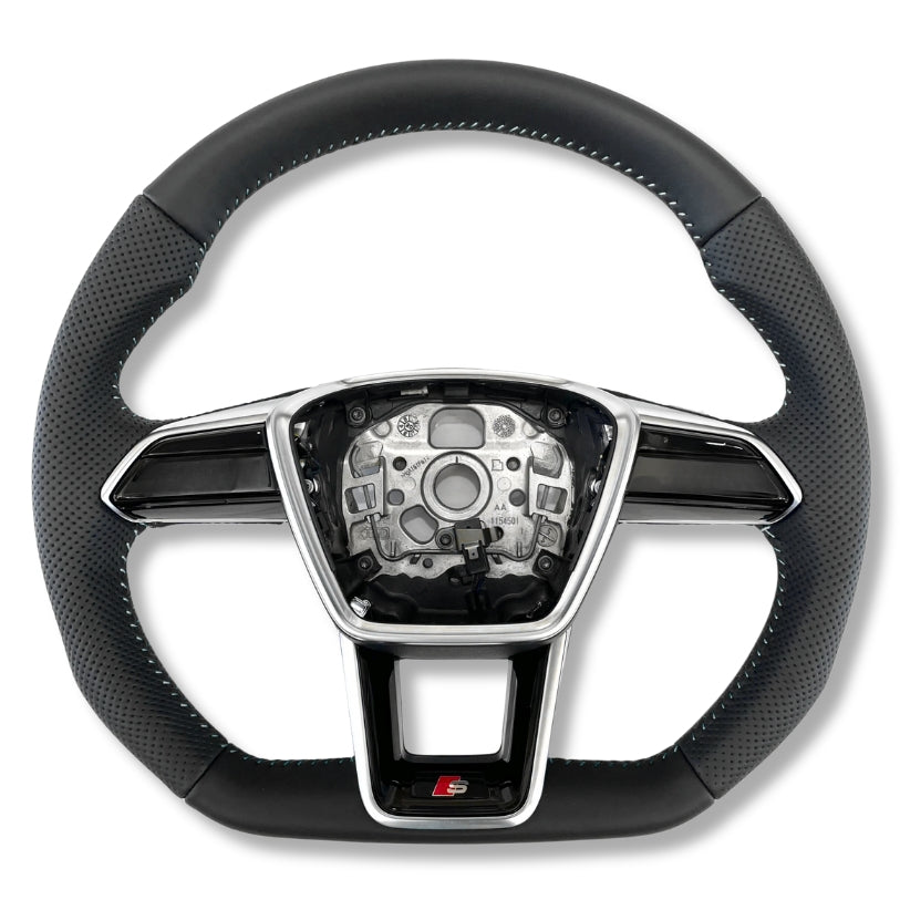 Volant Audi RS6 RS7 C8 finition carbone et cuir Alcantara