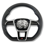 Volant Audi RS6 RS7 C8 finition carbone et cuir Alcantara