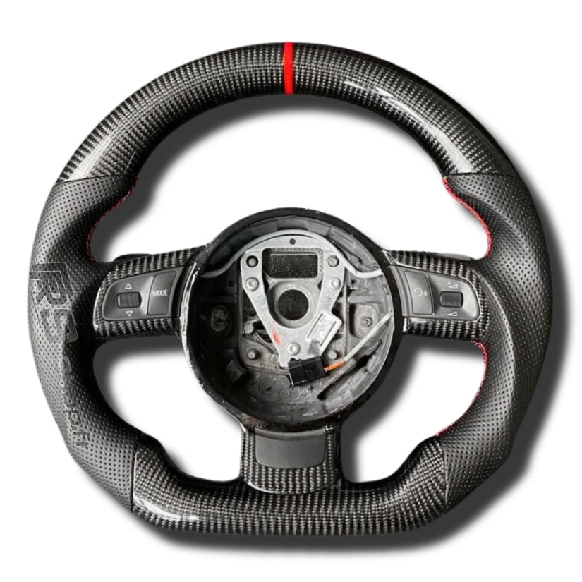 Volant Audi R8 Gen 1 / TT 8J en fibre de carbone