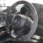 Volant sport Mercedes-AMG W205 finition fibre de carbone