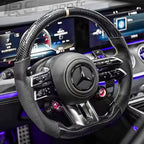 Volant performance Mercedes-AMG W206 en carbone véritable