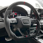 Volant Audi A4 A5 B9.5 en fibre de carbone véritable