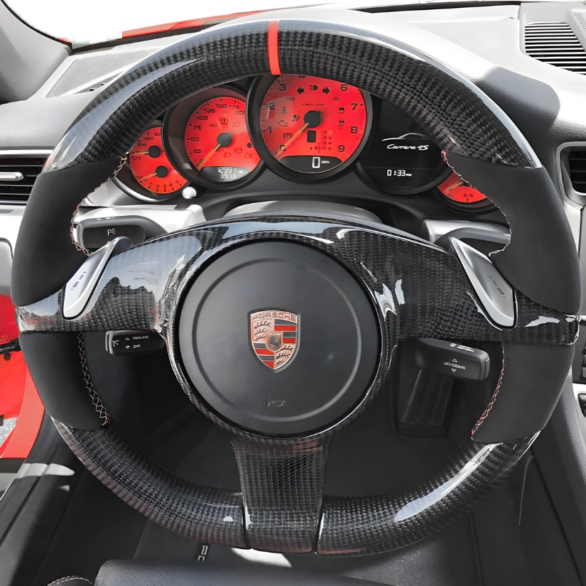 Volant sport Porsche 911 (991) en fibre de carbone