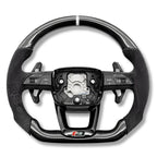 Volant Audi A4 A5 B9.5 en fibre de carbone véritable
