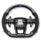 Volant Audi A4 A5 B9.5 en fibre de carbone véritable