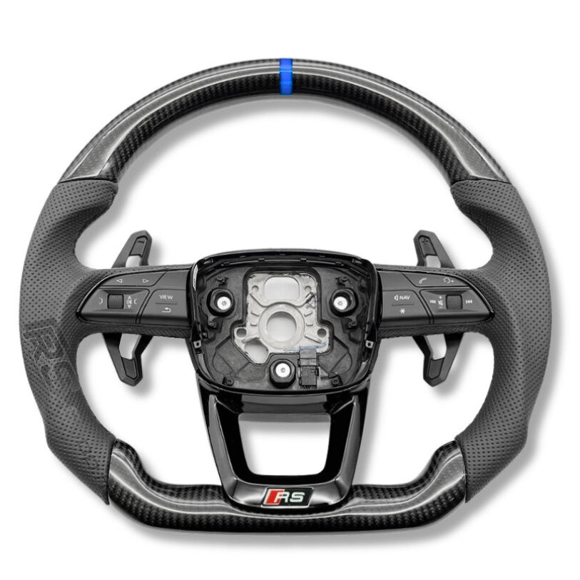 Volant Audi A4 A5 B9.5 en fibre de carbone véritable