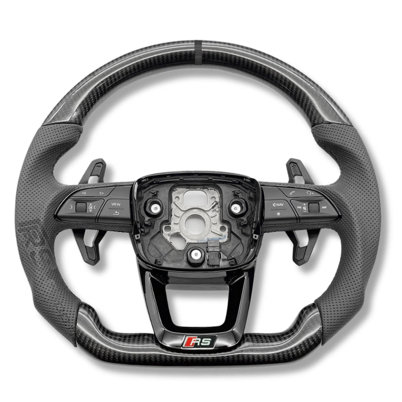 Volant Audi A4 A5 B9.5 en fibre de carbone véritable