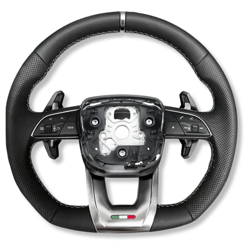 Volant sport Lamborghini Urus finition fibre de carbone et cuir