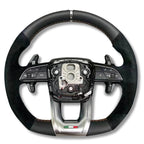 Volant sport Lamborghini Urus finition fibre de carbone et cuir