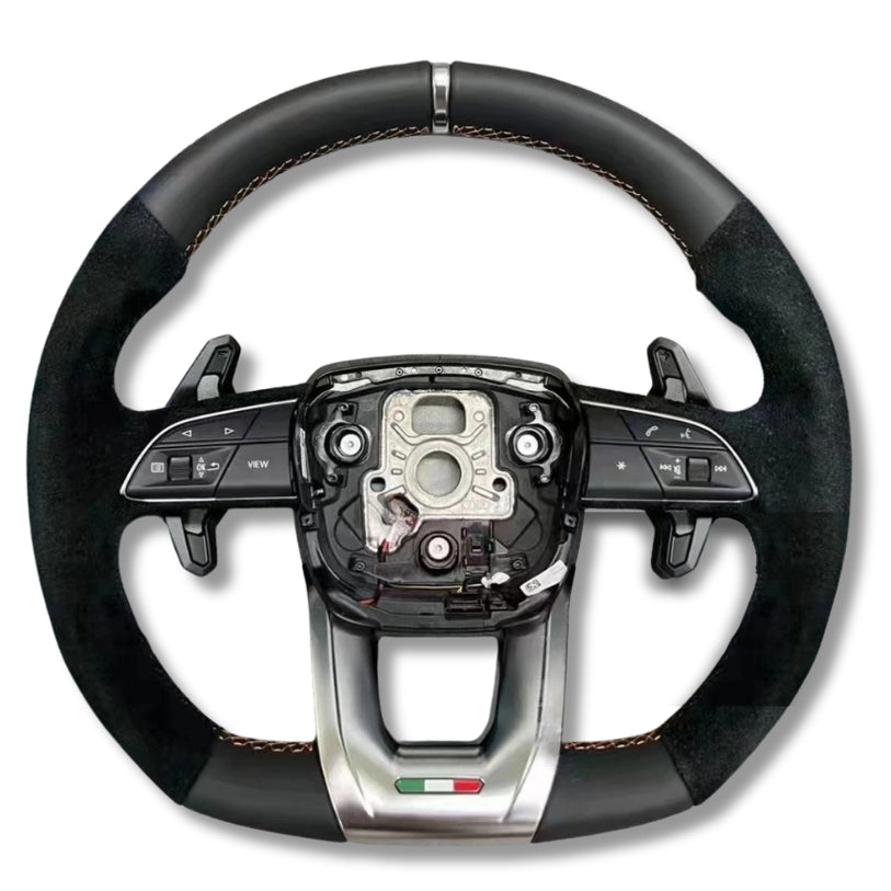 Volant sport Lamborghini Urus finition fibre de carbone et cuir