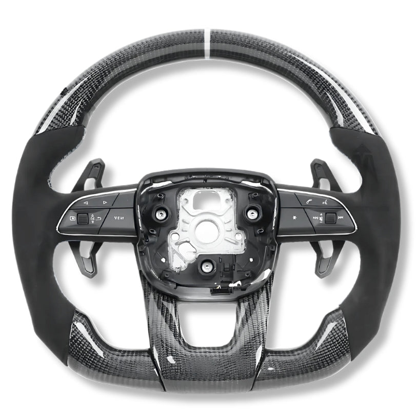 Volant sport Lamborghini Urus finition fibre de carbone et cuir