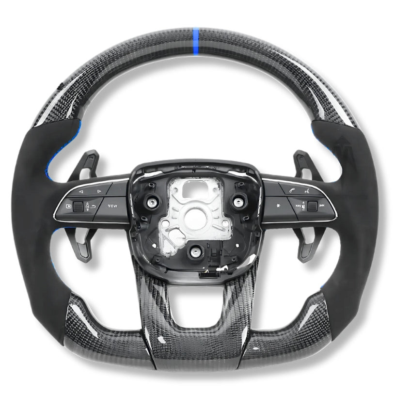 Volant sport Lamborghini Urus finition fibre de carbone et cuir