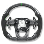 Volant sport Lamborghini Urus finition fibre de carbone et cuir