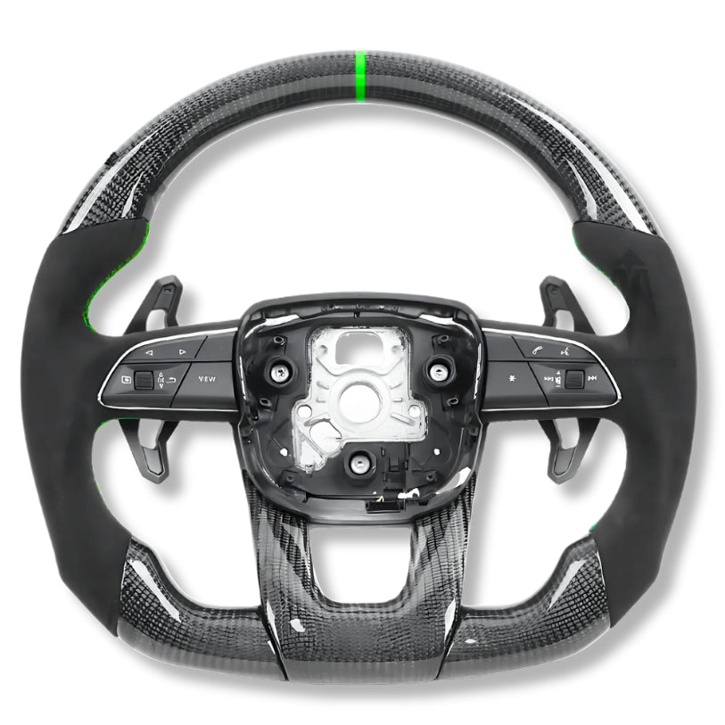 Volant sport Lamborghini Urus finition fibre de carbone et cuir