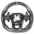 Volant sport Lamborghini Urus finition fibre de carbone et cuir