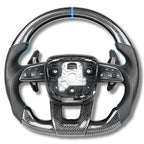 Volant sport Lamborghini Urus finition fibre de carbone et cuir