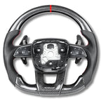 Volant sport Lamborghini Urus finition fibre de carbone et cuir