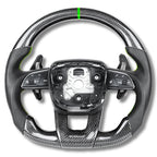 Volant sport Lamborghini Urus finition fibre de carbone et cuir