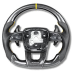 Volant sport Lamborghini Urus finition fibre de carbone et cuir