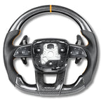 Volant sport Lamborghini Urus finition fibre de carbone et cuir