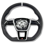 Volant Audi RS6 RS7 C8 finition carbone et cuir Alcantara