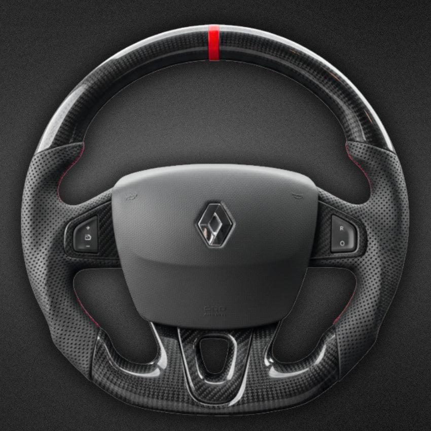 Volant sport Renault Megane 3 RS finition carbone