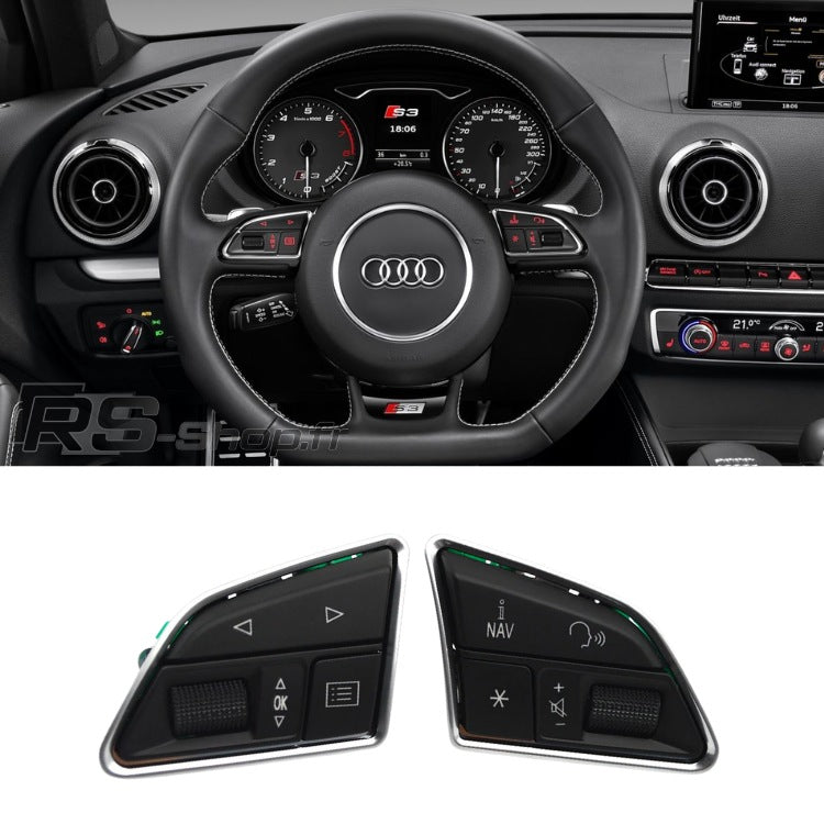 Touches Multifonctions de Remplacement pour Volant Audi - Pièce Auto