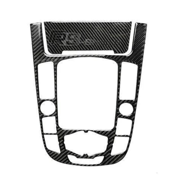Insert de Console Centrale Look Carbone pour Audi A4 A5 Q5 B8