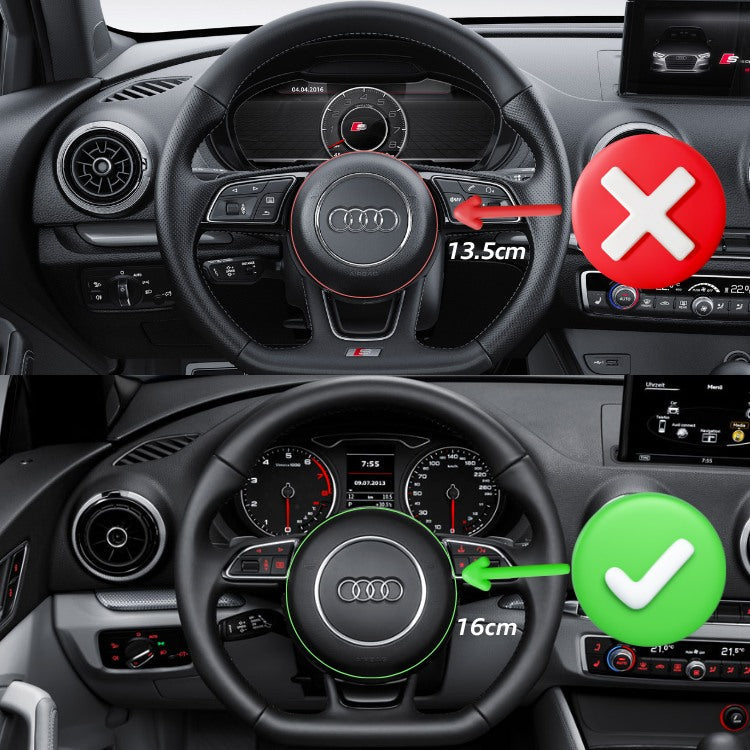 Couvercle cache airbag de volant compatible Audi A4 A5 B8 2008-2016