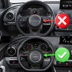 Couvercle cache airbag de volant compatible Audi A4 A5 B8 2008-2016