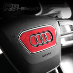 Insert autocollant de volant style alcantara pour Audi