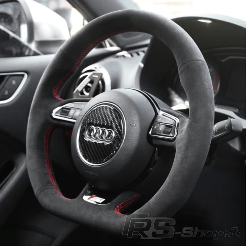 Habillage de volant méplat sport Audi A4 A5 B8 S-line