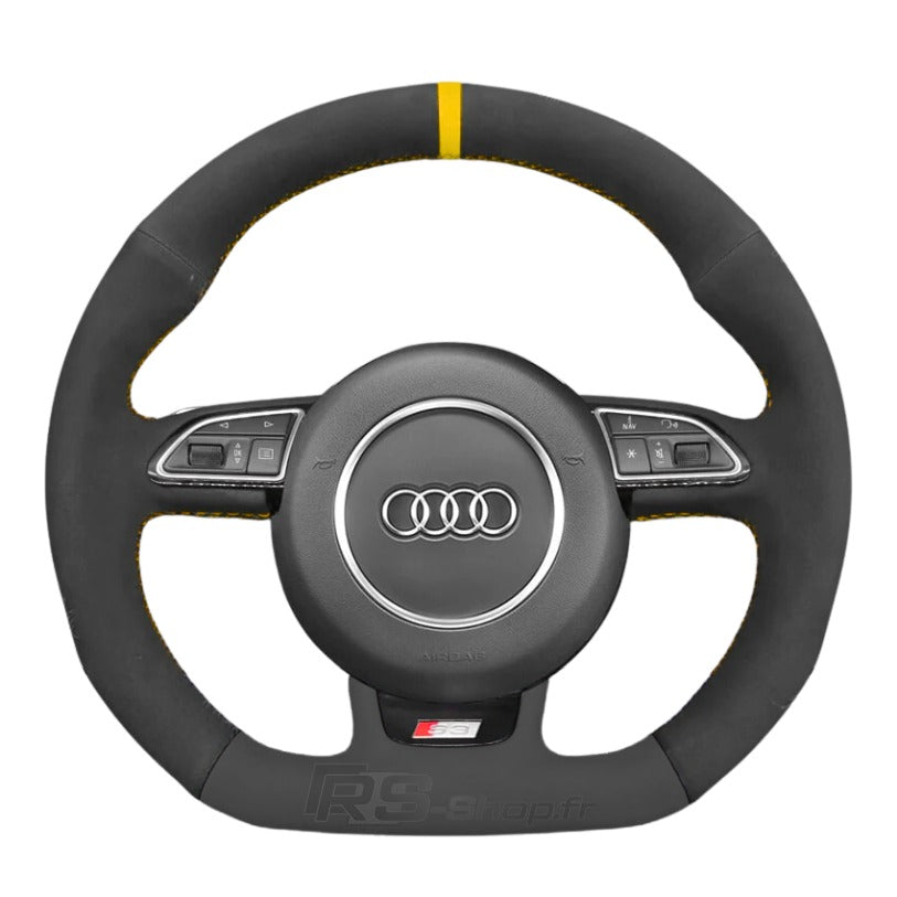 Habillage de volant méplat sport Audi A4 A5 B8 S-line