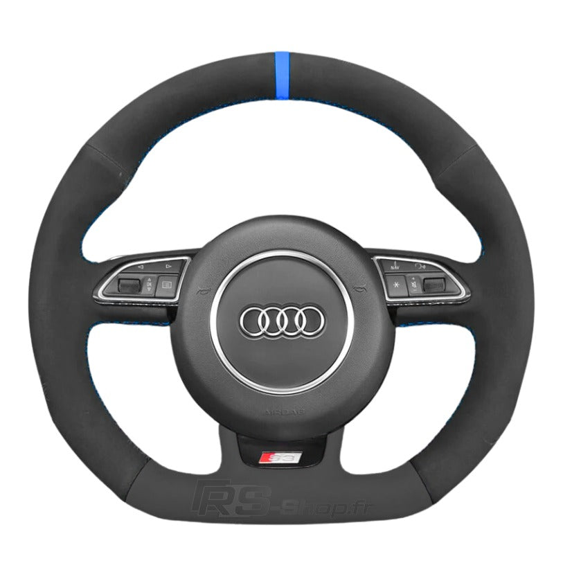 Habillage de volant méplat sport Audi A4 A5 B8 S-line