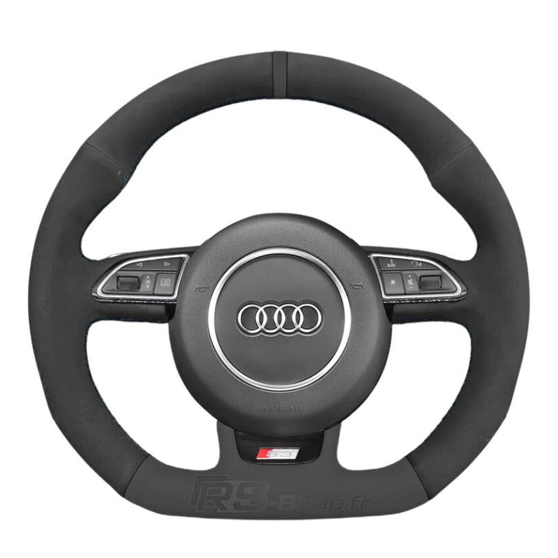 Habillage de volant méplat sport Audi A4 A5 B8 S-line