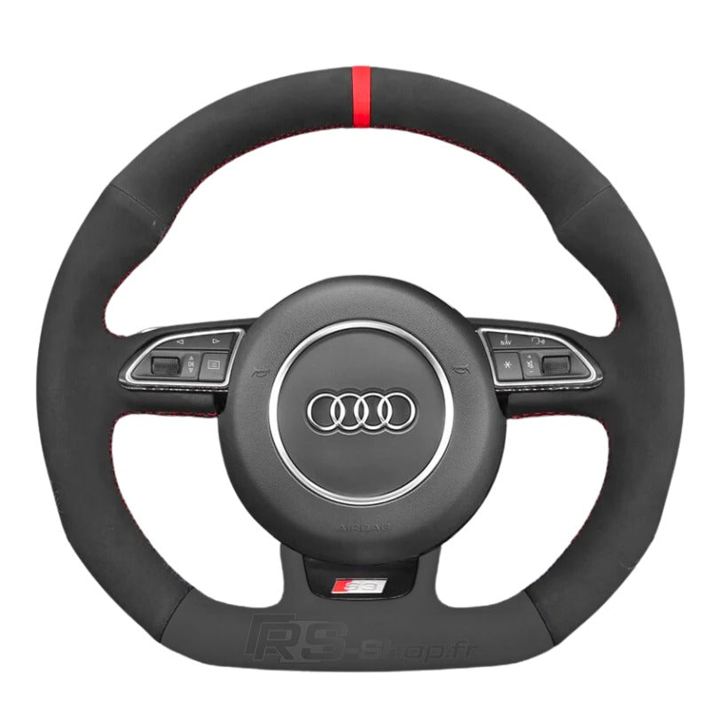 Habillage de volant méplat sport Audi A4 A5 B8 S-line