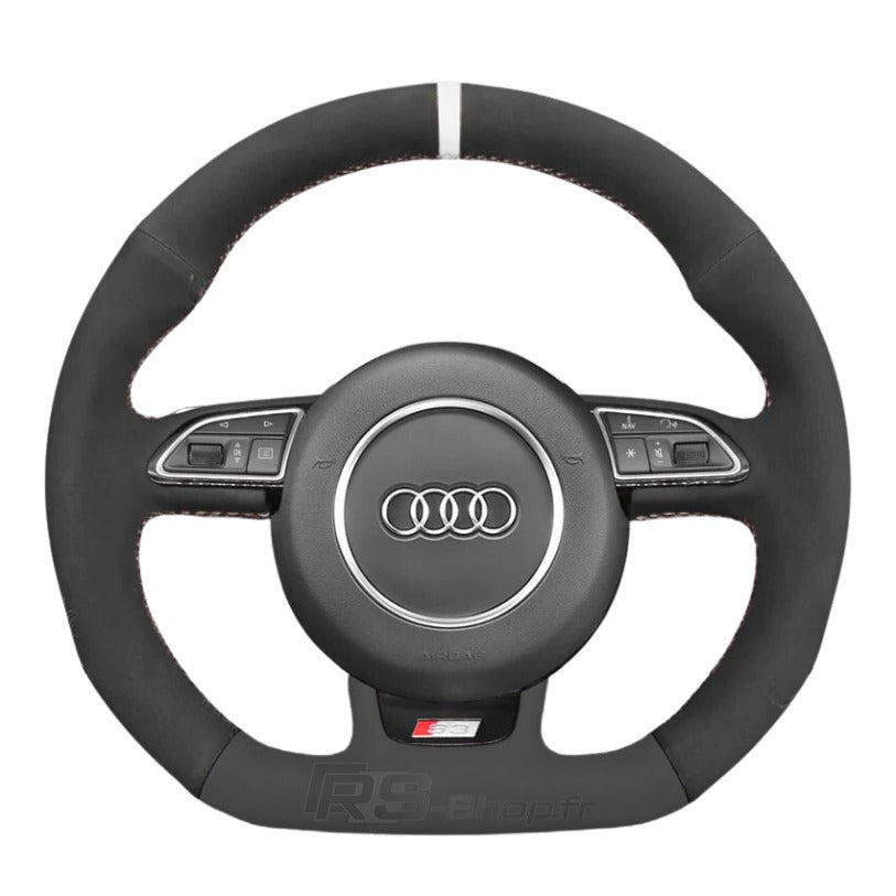 Habillage de volant méplat sport Audi A4 A5 B8 S-line