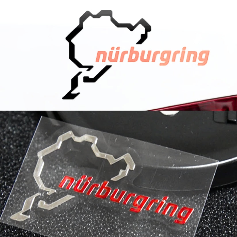 Pack de 2 autocollants circuit Nürburgring pour carrosserie
