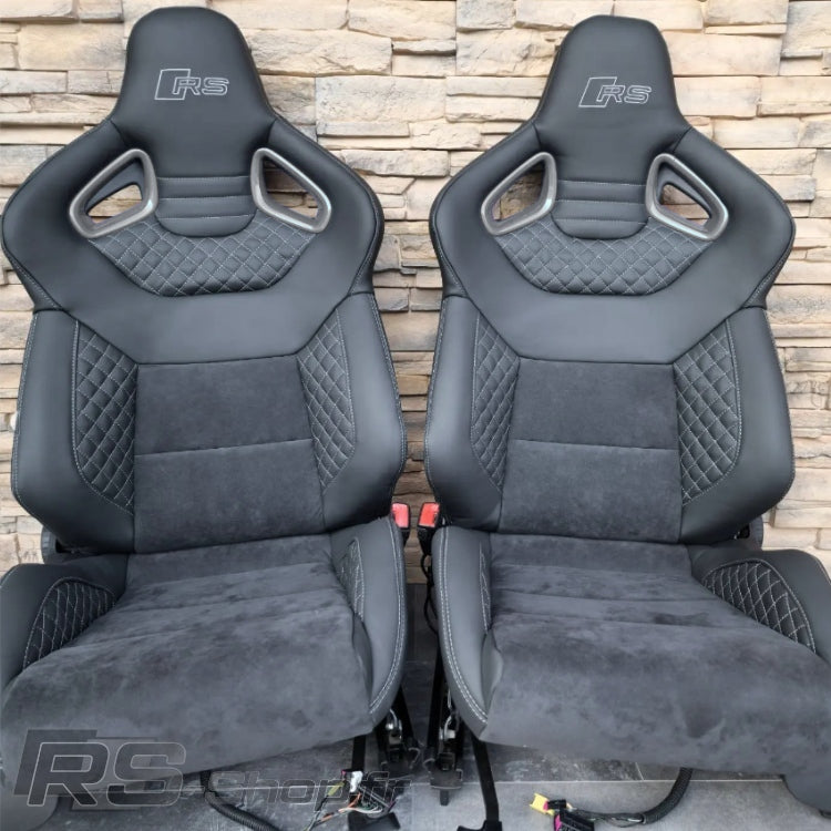 Sièges baquets sport en cuir véritable pour Audi S3 S4 RS3 RS4
