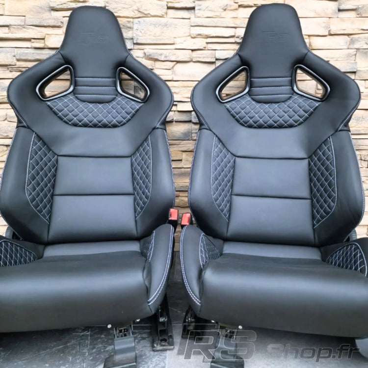 Sièges baquets sport en cuir véritable pour Audi S3 S4 RS3 RS4