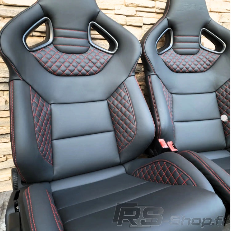 Sièges baquets sport en cuir véritable pour Audi S3 S4 RS3 RS4