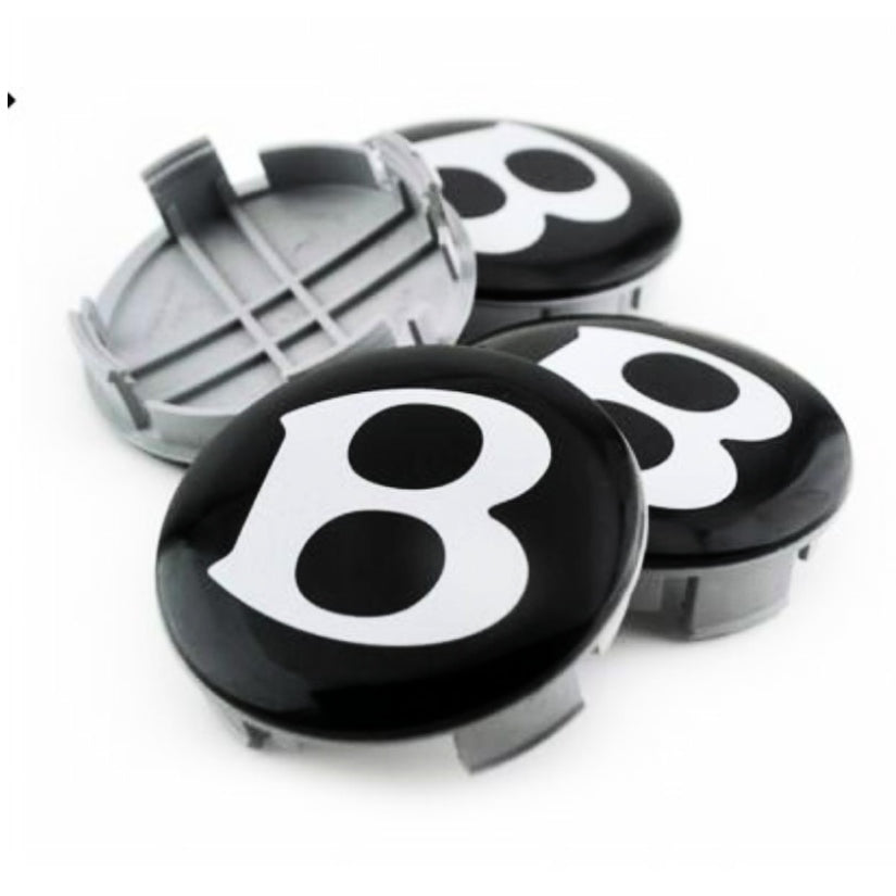 Caches Moyeux de Jantes Luxe compatible Bentley - Set de 4