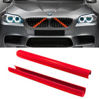 Inserts de Calandre BMW aux Couleurs M Power - Barrettes Clipsables