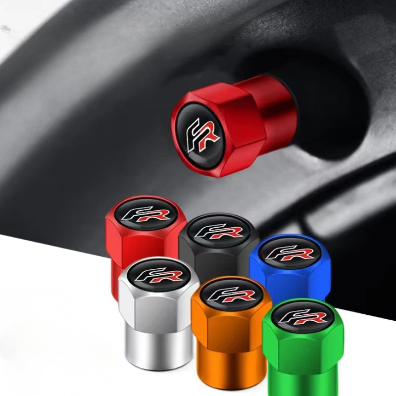 Bouchons de Valve en Métal pour Seat Ibiza Leon Ateca