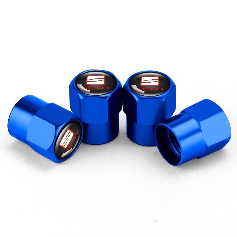 Bouchons de Valve en Métal pour Seat Ibiza Leon Ateca