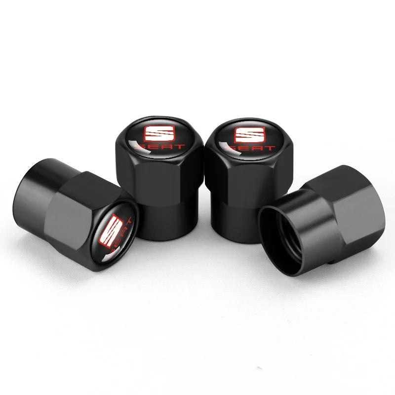 Bouchons de Valve en Métal pour Seat Ibiza Leon Ateca